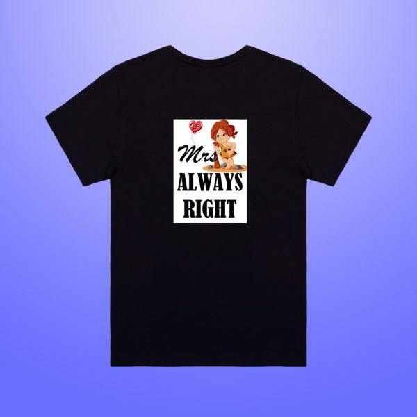 Right tee bl w