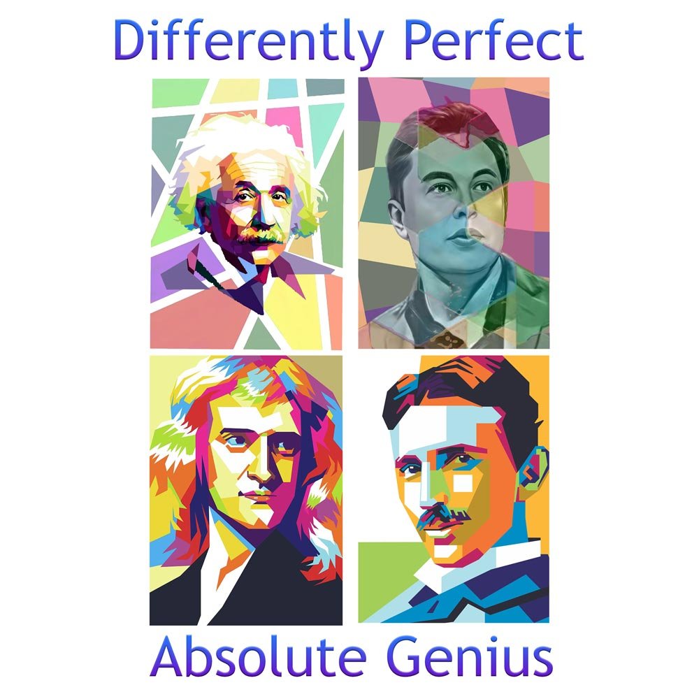 Pure Cotton Bio-Washed T-Shirt Chest Printed-Genius-by ZingerTees-Unisex-EL9120051 - Image 6