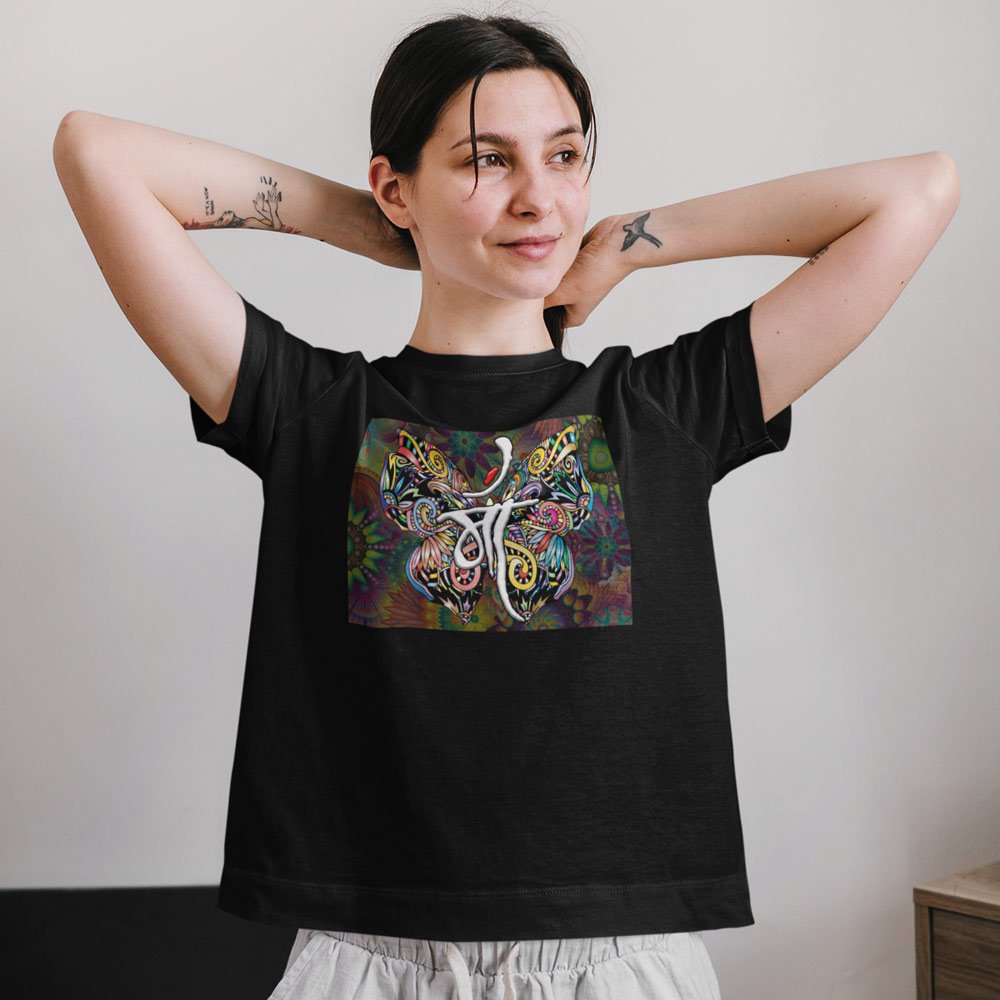 Pure Cotton Bio-Washed T-Shirt Chest Printed-Maa (Design-1)-by ZingerTees-Unisex-EL9120056 - Image 5