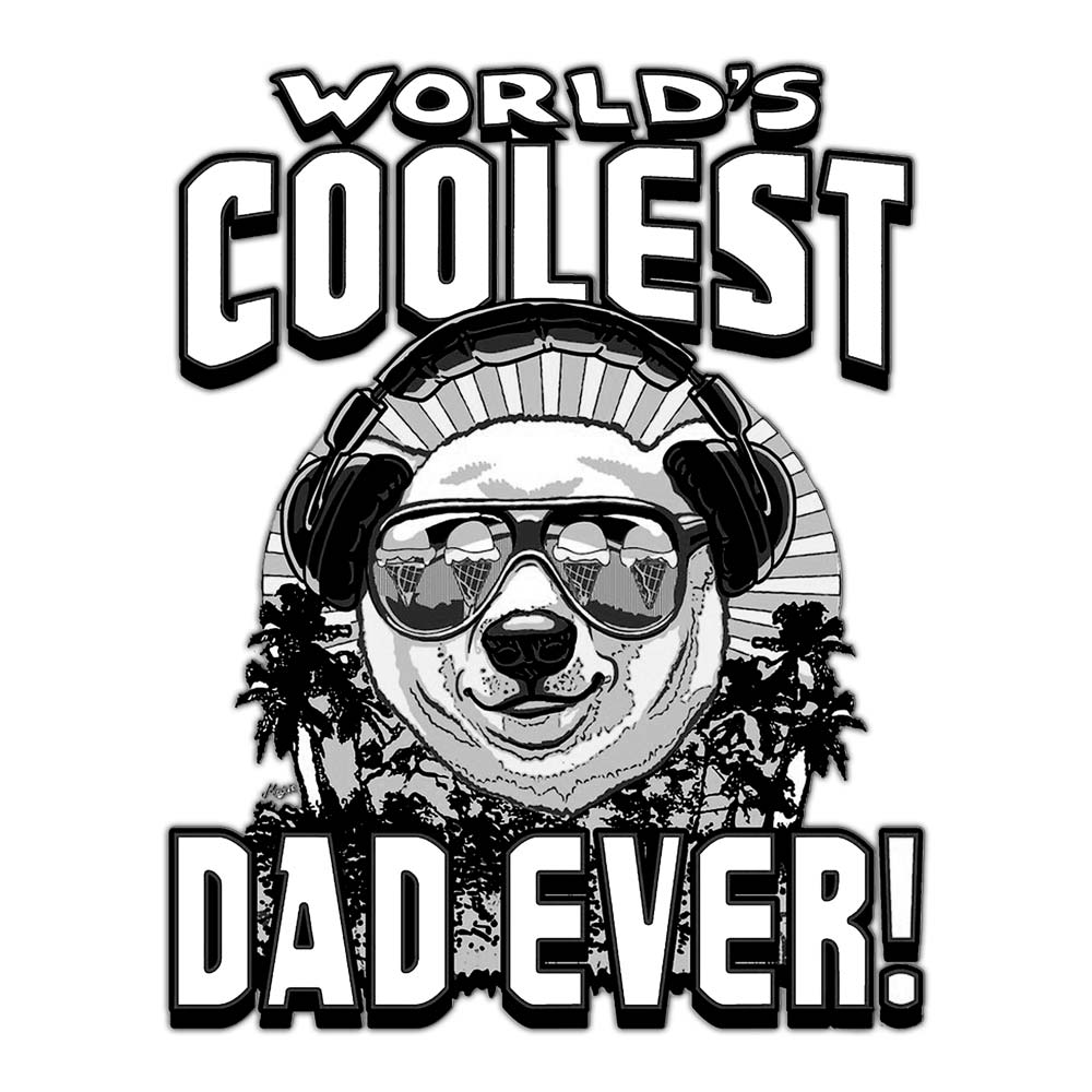 Pure Cotton Bio-Washed T-Shirt Chest Printed-Coolest Dad Ever Design-by ZingerTees-For Men-EL9120070 - Image 4