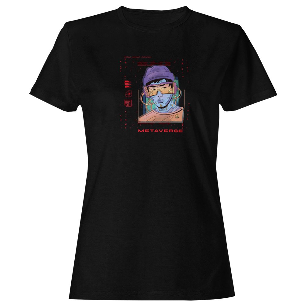 Pure Cotton Bio-Washed T-Shirt Chest Printed-Japanese Anime Art Series - 10 - Metaverse - Without Limitation Design-by ZingerTees-Unisex-EL9120224 - Image 8