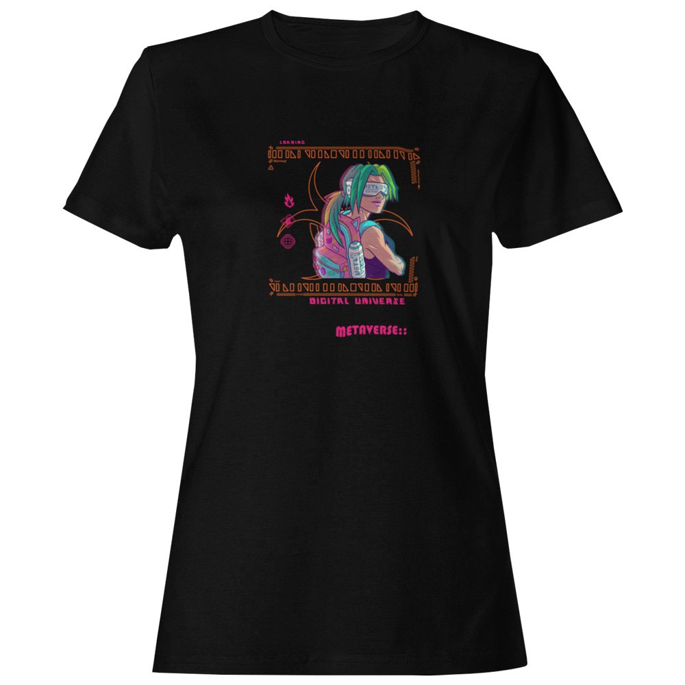 Pure Cotton Bio-Washed T-Shirt Chest Printed-Japanese Anime Art Series - 12 - Metaverse Digital Universe Design-by ZingerTees-Unisex-EL9120226 - Image 7