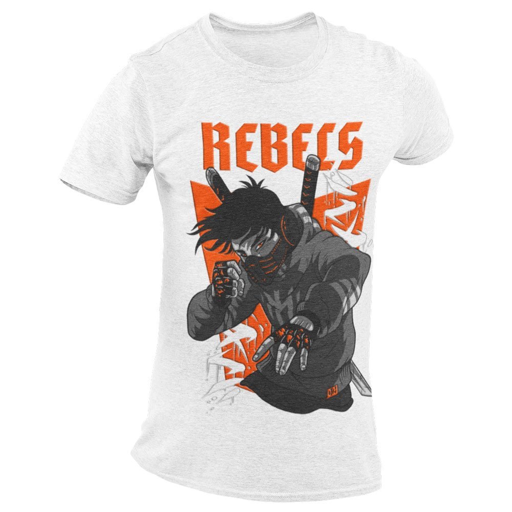 Pure Cotton Bio-Washed T-Shirt Chest Printed-Japanese Anime Art Series - 16 - Underground Rebels Design-by ZingerTees-Unisex-EL9120230 - Image 6