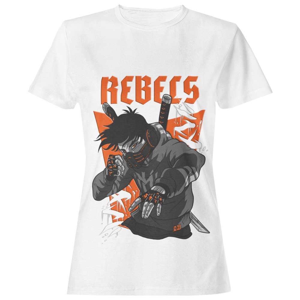 Pure Cotton Bio-Washed T-Shirt Chest Printed-Japanese Anime Art Series - 16 - Underground Rebels Design-by ZingerTees-Unisex-EL9120230 - Image 8