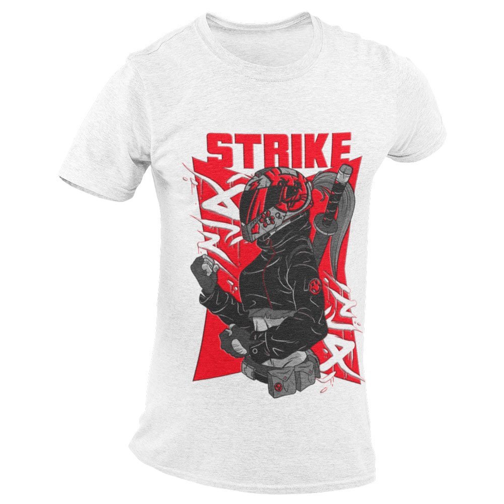 Pure Cotton Bio-Washed T-Shirt Chest Printed-Japanese Anime Art Series - 17 - Underground Rebels Strike Force Design-by ZingerTees-Unisex-EL9120231 - Image 8