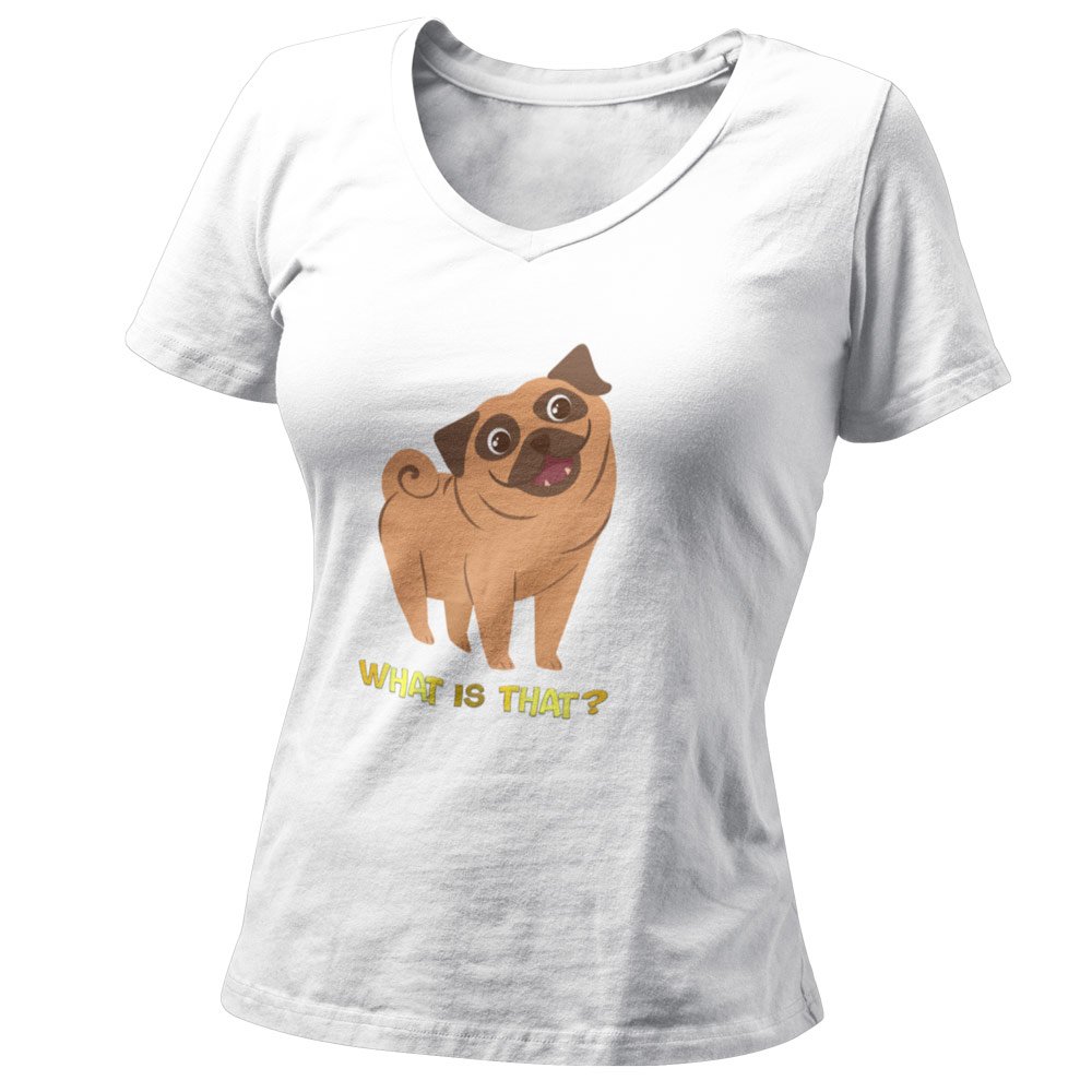 Pure Cotton Bio-Washed T-Shirt Chest Printed-Funny Dog Life Series - 1 - What is That? Design-by ZingerTees-Unisex-EL9120131 - Image 7