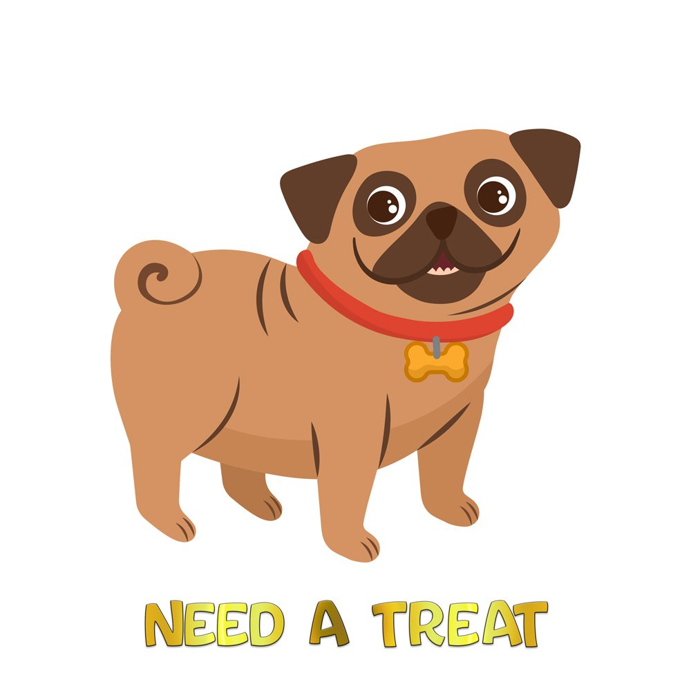 Pure Cotton Bio-Washed T-Shirt Chest Printed-Funny Dog Life Series - 6 - Need a Treat Design-by ZingerTees-Unisex-EL9120136 - Image 9