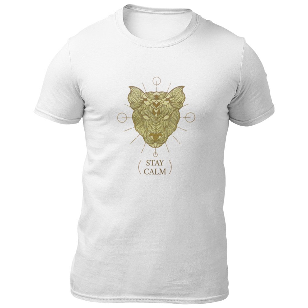 Pure Cotton Bio-Washed T-Shirt Chest Printed-Mandala Design with Inspirational Ancient Indian Vedic Quotes -4-by ZingerTees-Unisex-EL9120195 - Image 6