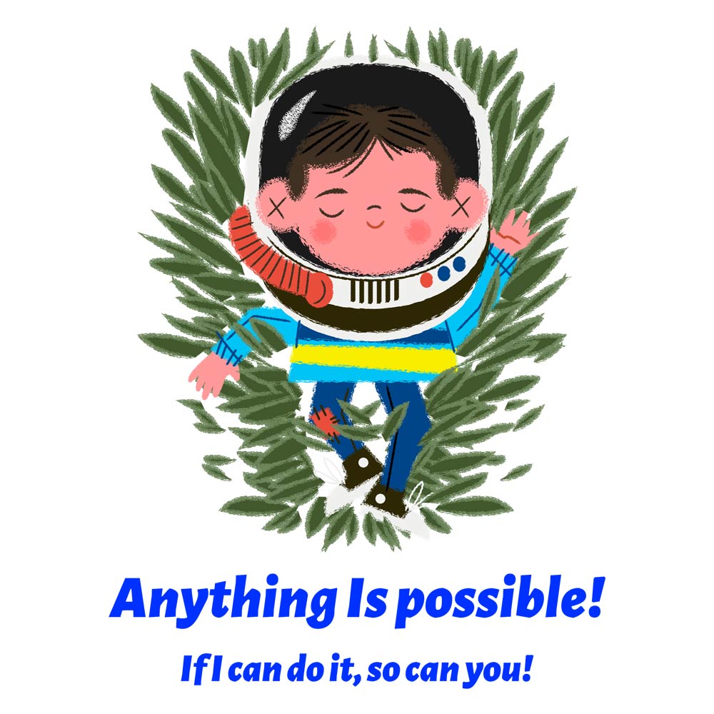 Pure Cotton Bio-Washed T-Shirt Chest Printed-Autism Acceptance Series - Anything is Possible Design-by ZingerTees-Unisex-EL9120247 - Image 10