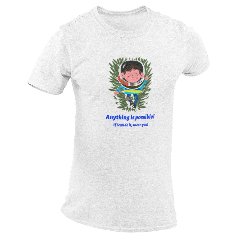 Pure Cotton Bio-Washed T-Shirt Chest Printed-Autism Acceptance Series - Anything is Possible Design-by ZingerTees-Unisex-EL9120247 - Image 8