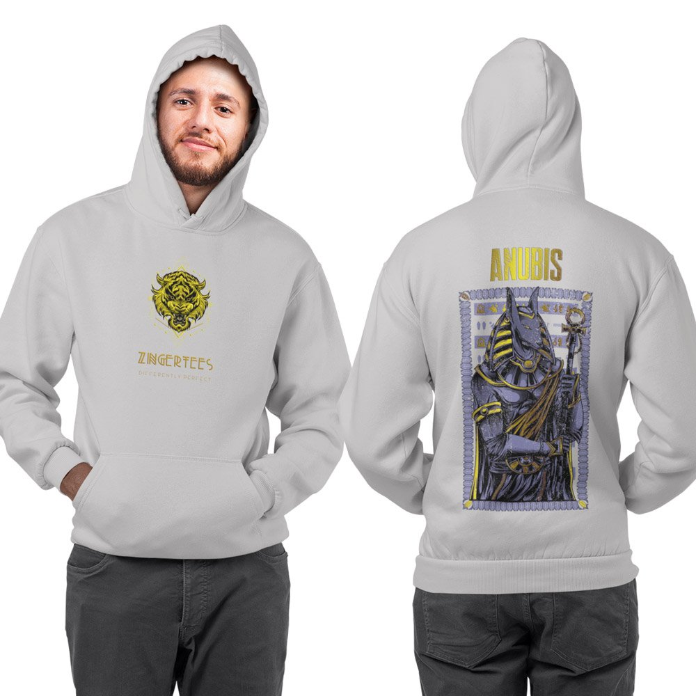 Printed Hoodie-Anubis Legendary Warrior Design-by ZingerTees-Unisex-EL9410001 - Image 3