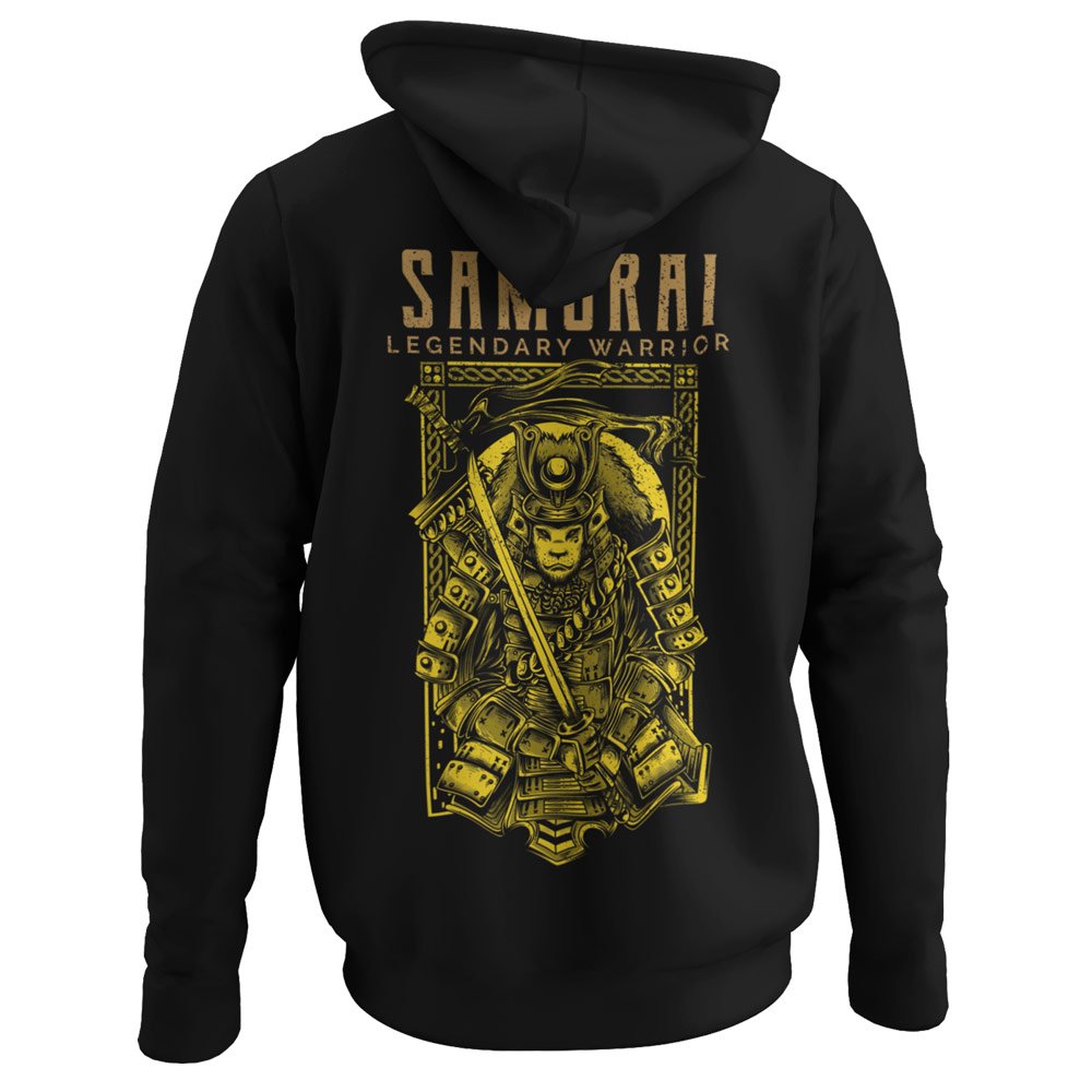 Printed Hoodie-Samurai Legendary Warrior Design-by ZingerTees-Unisex-EL9410003 - Image 6