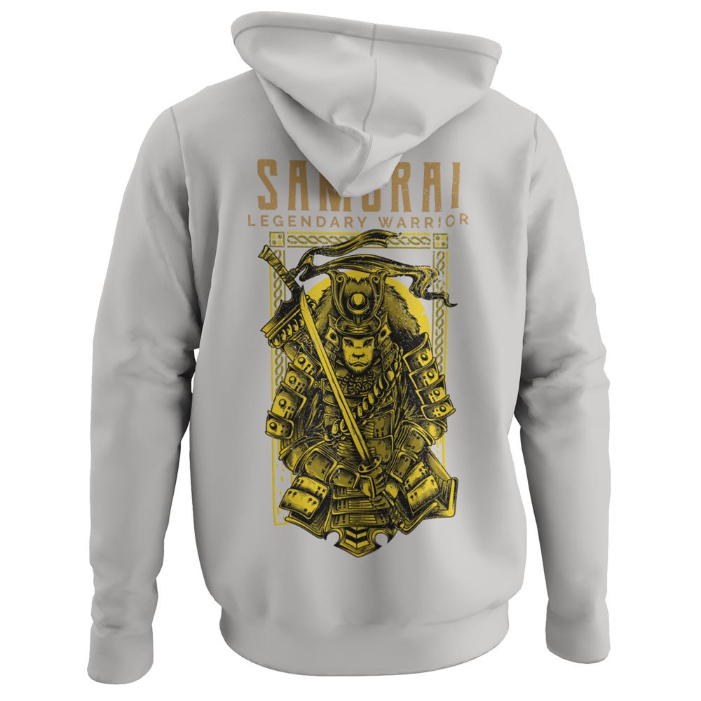 Printed Hoodie-Samurai Legendary Warrior Design-by ZingerTees-Unisex-EL9410003 - Image 5