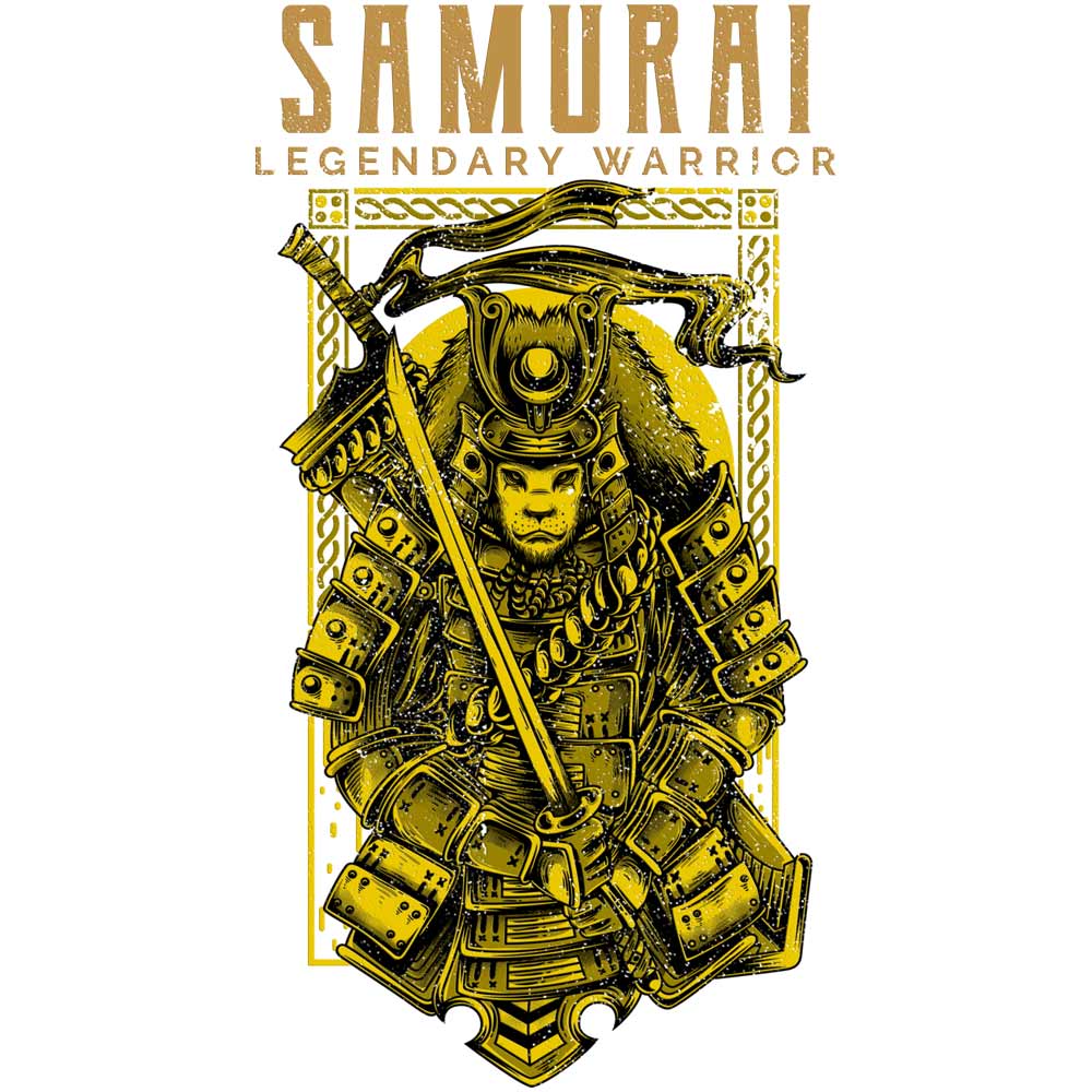 Printed Hoodie-Samurai Legendary Warrior Design-by ZingerTees-Unisex-EL9410003 - Image 8