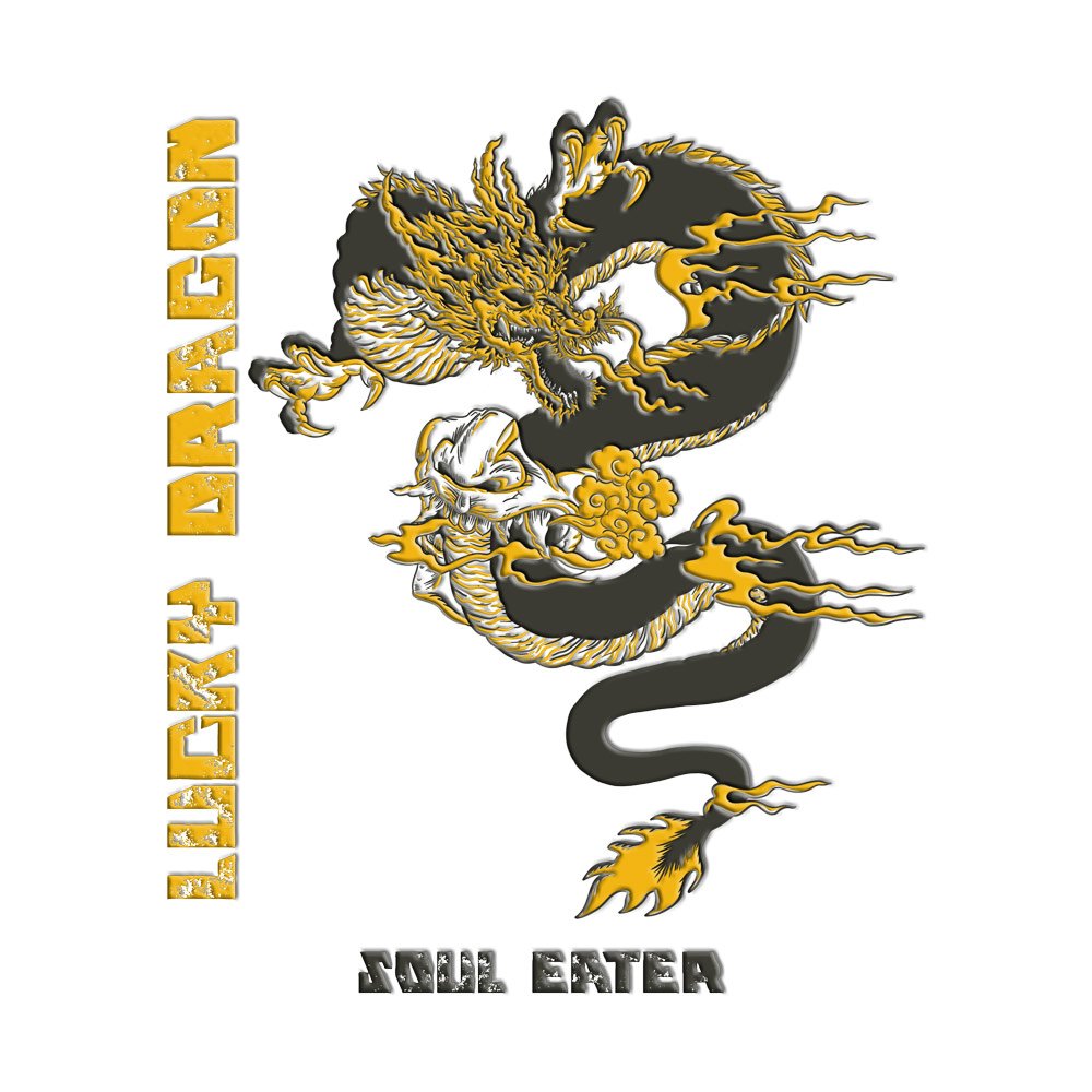 Printed Hoodie-Lucky Dragon - Soul Eater Design-by ZingerTees-Unisex-EL9410005 - Image 8