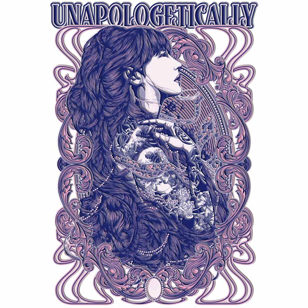 Printed Hoodie-Unapologetically Rebel Design-by ZingerTees-Unisex-EL9410007 - Image 8