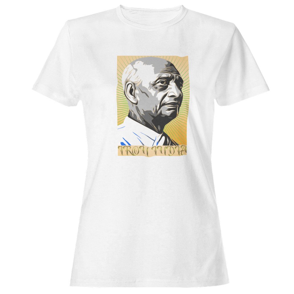 Pure Cotton Bio-Washed T-Shirt Chest Printed-Celebrate India Series - Sardar Patel The Iron Man Who Made Iron India Design-by ZingerTees-Unisex-EL9120252 - Image 8