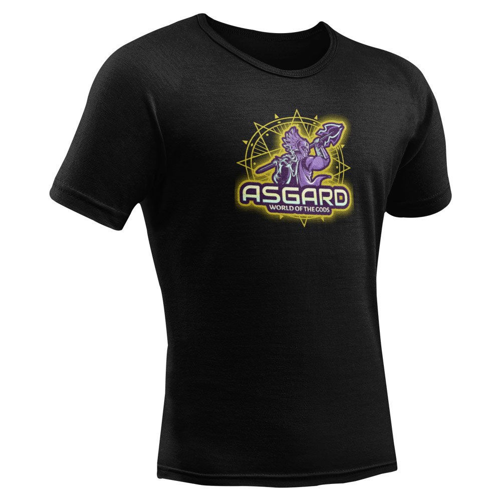 Pure Cotton Bio-Washed T-Shirt Chest Printed-Viking Gods Series - Asgard World of Gods Design-by ZingerTees-Unisex-EL9120289 - Image 5