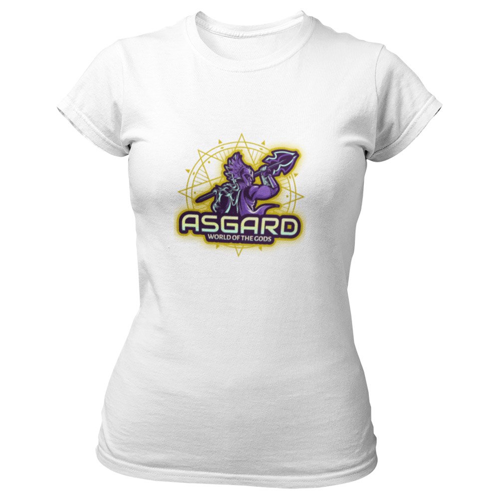 Pure Cotton Bio-Washed T-Shirt Chest Printed-Viking Gods Series - Asgard World of Gods Design-by ZingerTees-Unisex-EL9120289 - Image 8