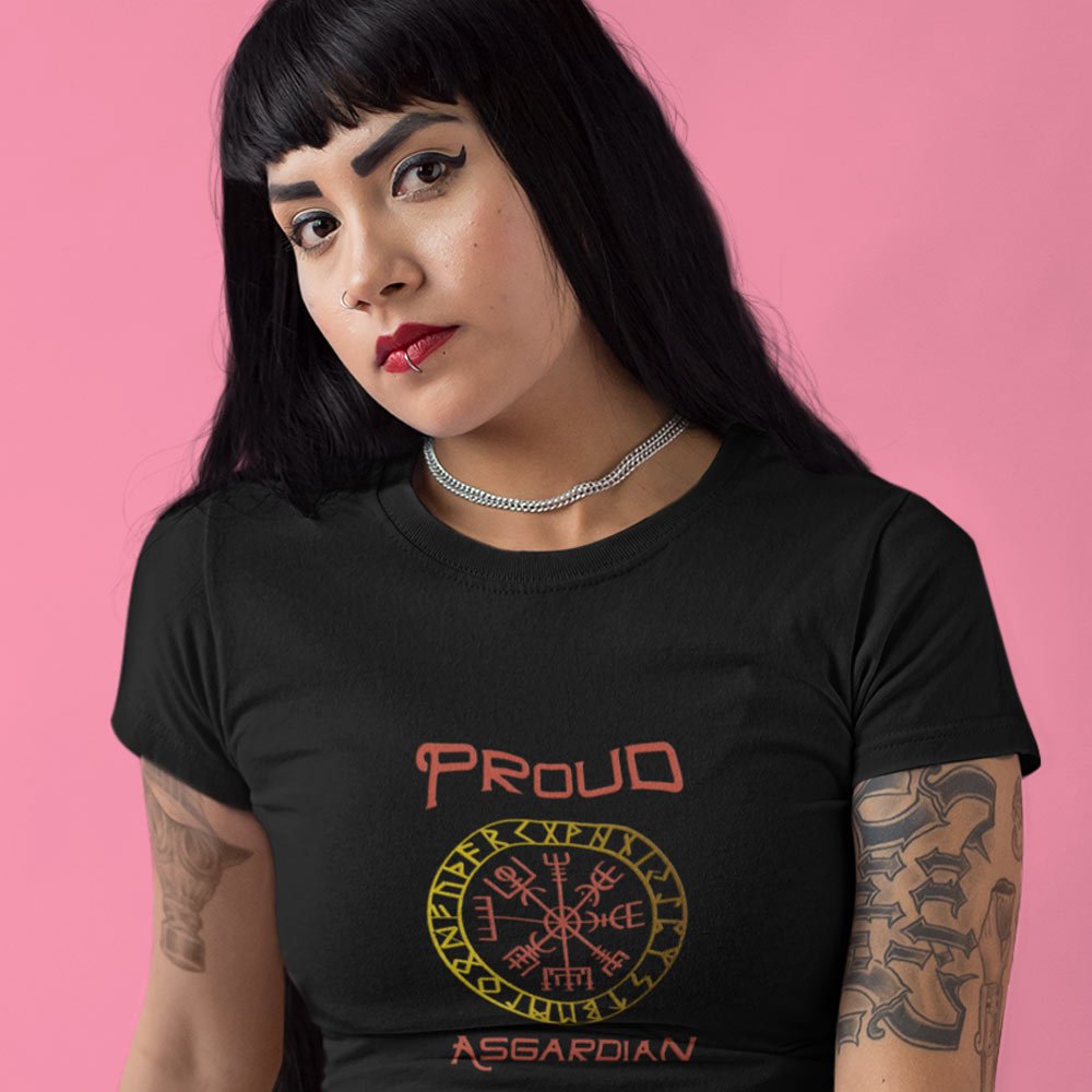 Pure Cotton Bio-Washed T-Shirt Chest Printed-Viking Gods Series - Proud Asgardian Design-by ZingerTees-Unisex-EL9120292 - Image 3