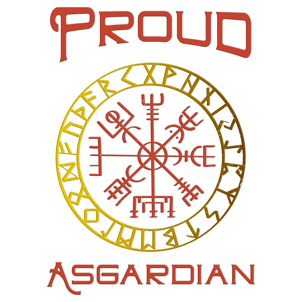 Pure Cotton Bio-Washed T-Shirt Chest Printed-Viking Gods Series - Proud Asgardian Design-by ZingerTees-Unisex-EL9120292 - Image 9