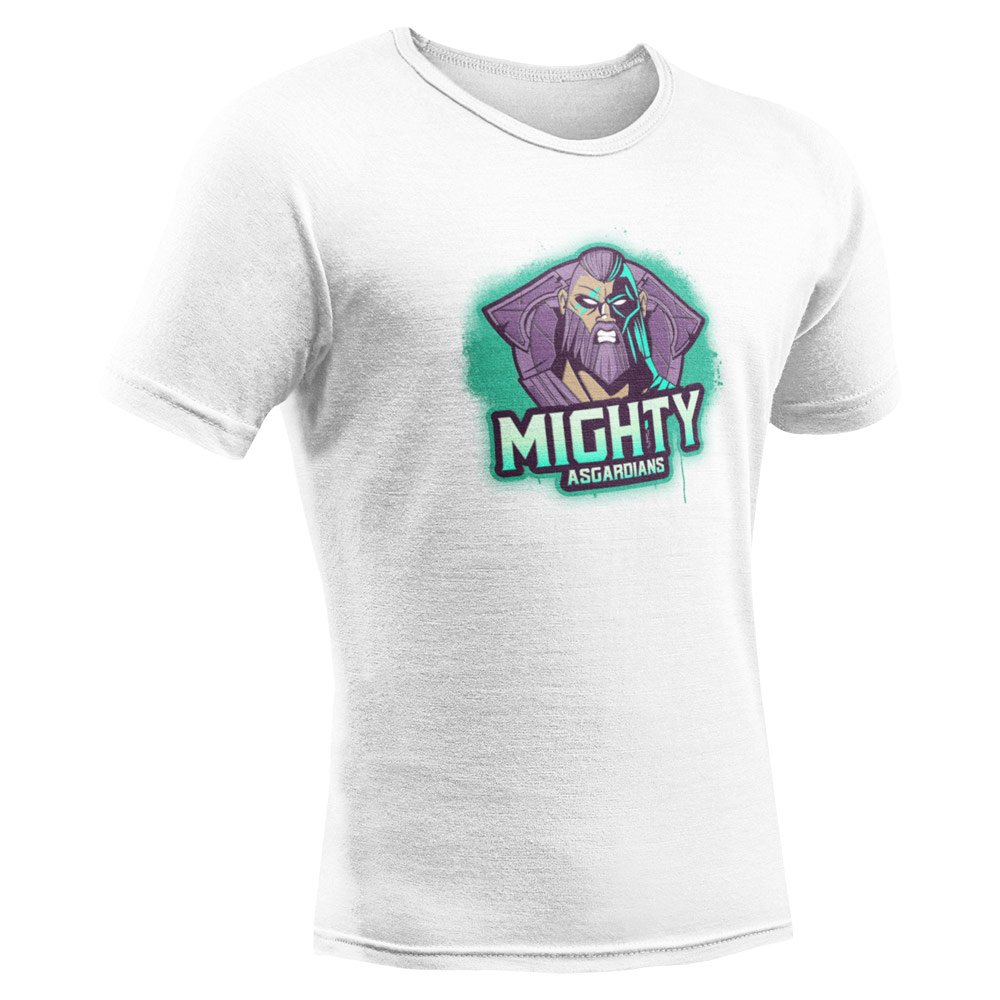 Pure Cotton Bio-Washed T-Shirt Chest Printed-Viking Gods Series - The Mighty Asgardians Design-by ZingerTees-Unisex-EL9120281 - Image 7