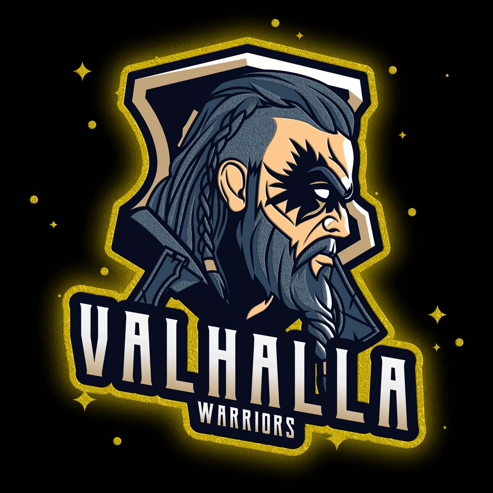 Pure Cotton Bio-Washed T-Shirt Chest Printed-Viking Gods Series - The Valhalla Warriors Design-by ZingerTees-Unisex-EL9120282 - Image 10