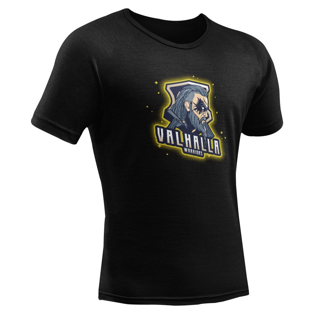 Pure Cotton Bio-Washed T-Shirt Chest Printed-Viking Gods Series - The Valhalla Warriors Design-by ZingerTees-Unisex-EL9120282 - Image 8