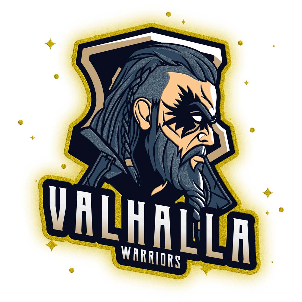 Pure Cotton Bio-Washed T-Shirt Chest Printed-Viking Gods Series - The Valhalla Warriors Design-by ZingerTees-Unisex-EL9120282 - Image 9