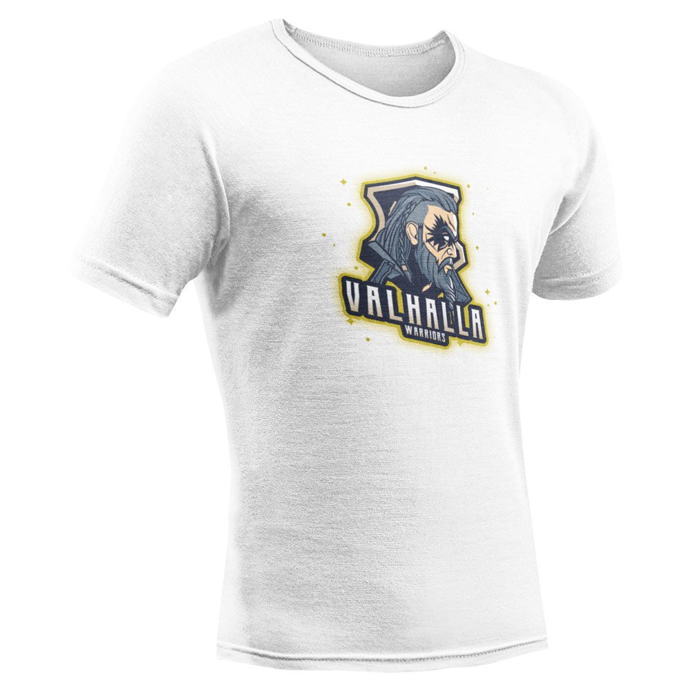 Pure Cotton Bio-Washed T-Shirt Chest Printed-Viking Gods Series - The Valhalla Warriors Design-by ZingerTees-Unisex-EL9120282 - Image 6