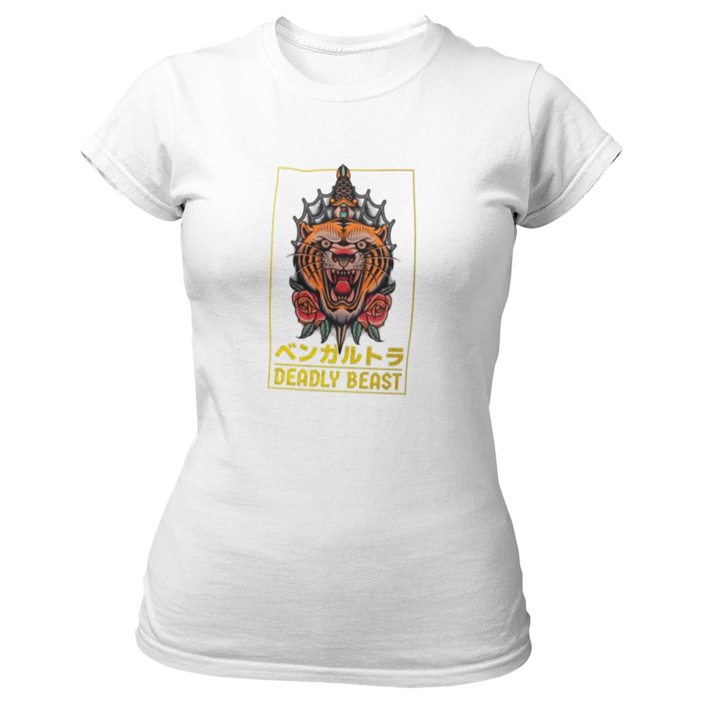 Pure Cotton Bio-Washed T-Shirt Chest Printed-Japanese Anime Deadly Beast Design-24-by ZingerTees-Unisex-EL9120384 - Image 7