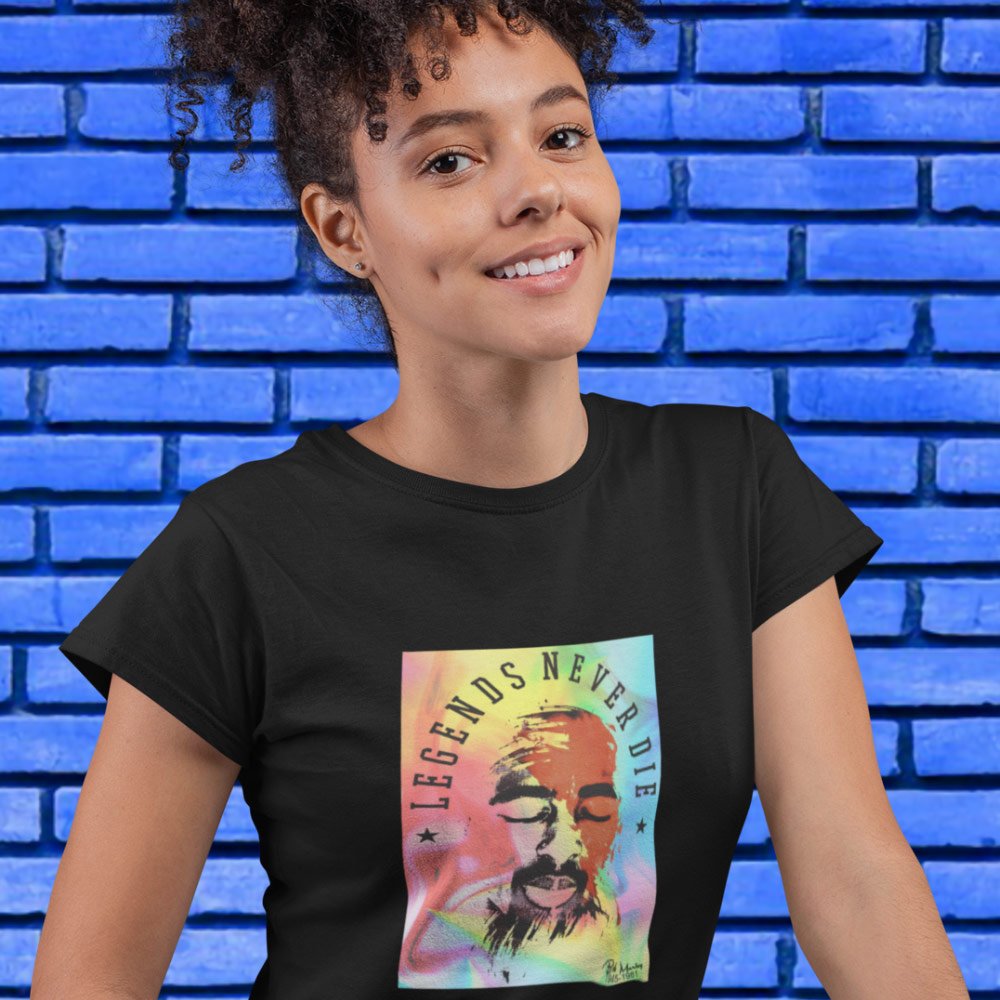 Pure Cotton Bio-Washed T-Shirt Chest Printed-Tribute to Bob Marley-Rock Music Legends-10-by ZingerTees-Unisex-EL9120364 - Image 4