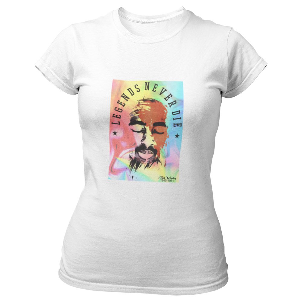 Pure Cotton Bio-Washed T-Shirt Chest Printed-Tribute to Bob Marley-Rock Music Legends-10-by ZingerTees-Unisex-EL9120364 - Image 8