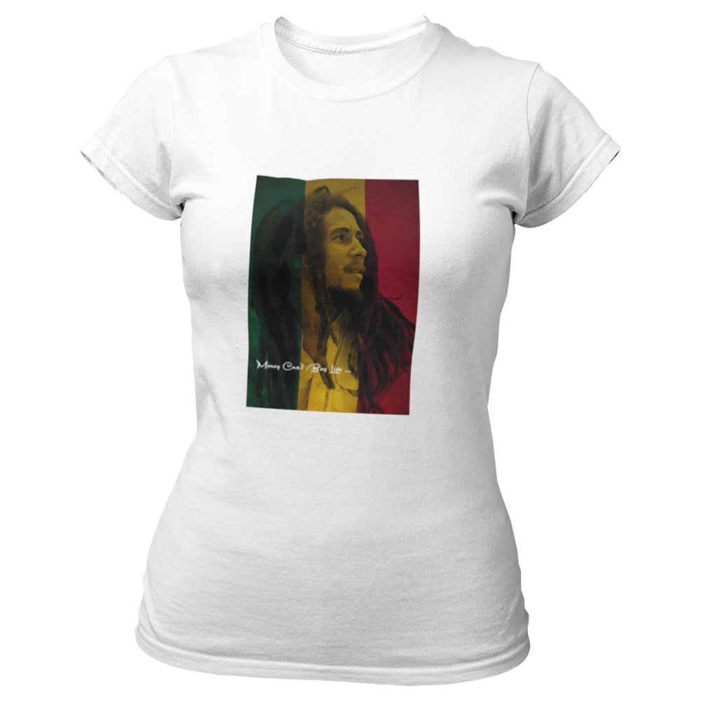 Pure Cotton Bio-Washed T-Shirt Chest Printed-Tribute to Bob Marley-Rock Music Legends-2-by ZingerTees-Unisex-EL9120356 - Image 8