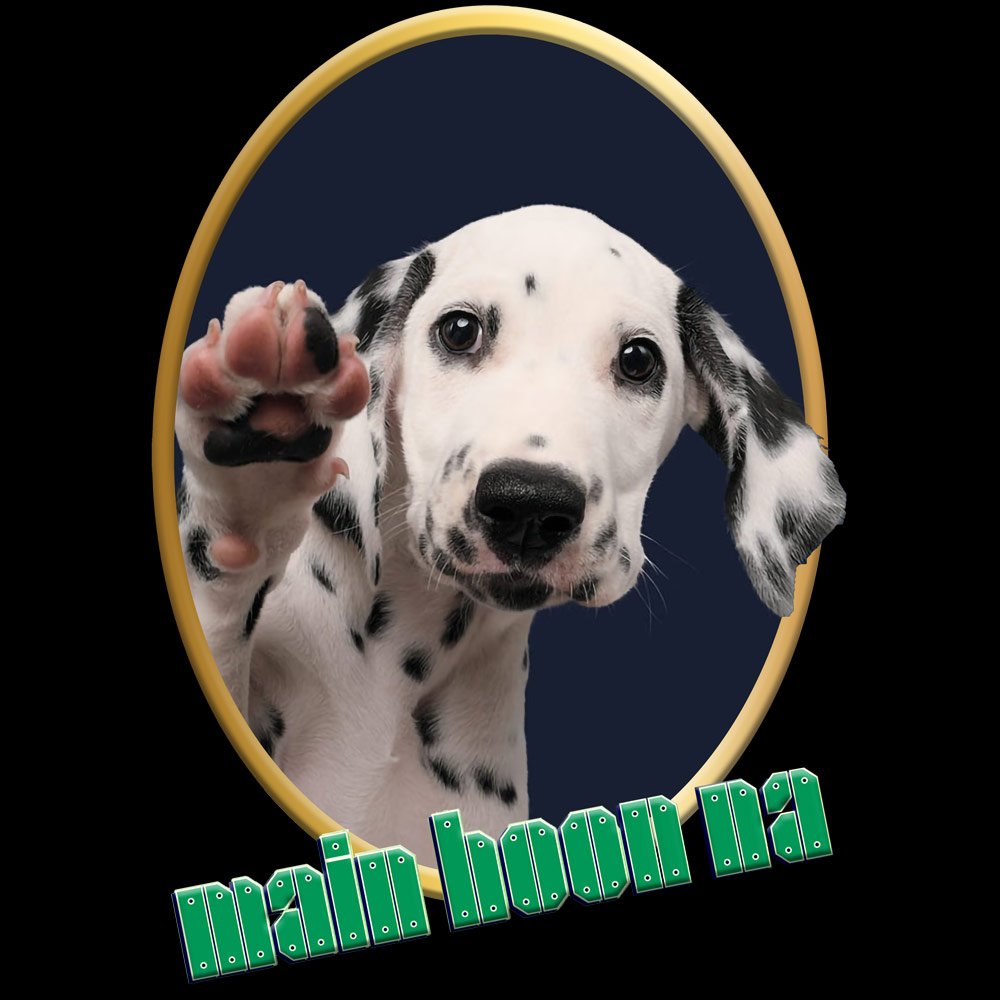 Pure Cotton Bio-Washed T-Shirt Chest Printed-Slogan Funny Dog-Main Hoon Na-Design-17-by ZingerTees-Unisex-EL9120468 - Image 10