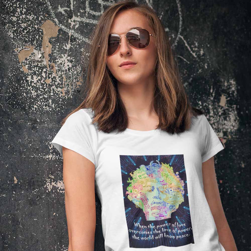 Pure Cotton Bio-Washed T-Shirt Chest Printed-Legends Series - Tribute to Jimmy Hendrix Design No.2-by ZingerTees-Unisex-EL9120318 - Image 4