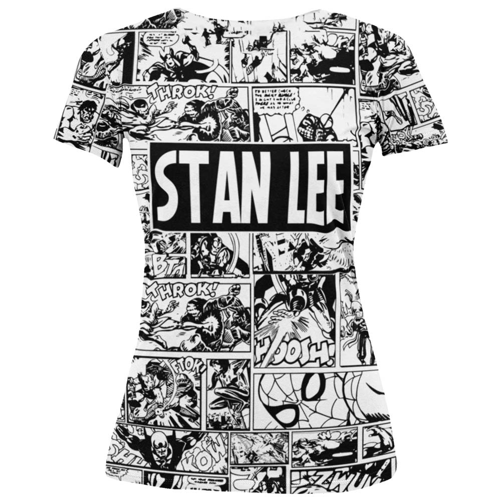 Super Dry-fit Printed T-Shirt - Superhero Series - Tribute to Stan Lee from Marvel - Design - by ZingerTees-Unisex-EL9120332 - Image 8