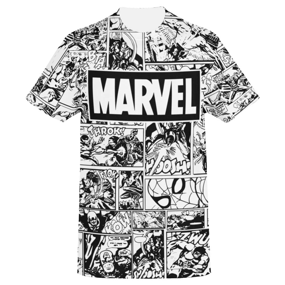 Super Dry-fit Printed T-Shirt - Superhero Series - Tribute to Stan Lee from Marvel - Design - by ZingerTees-Unisex-EL9120332 - Image 5