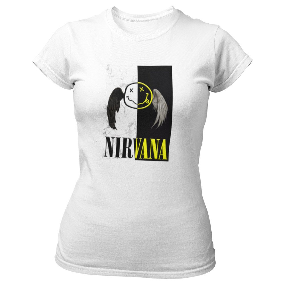 Pure Cotton Bio-Washed T-Shirt Chest Printed-Legends Series - Tribute to Rock Band Nirvana Design No.6-by ZingerTees-Unisex-EL9120328 - Image 5