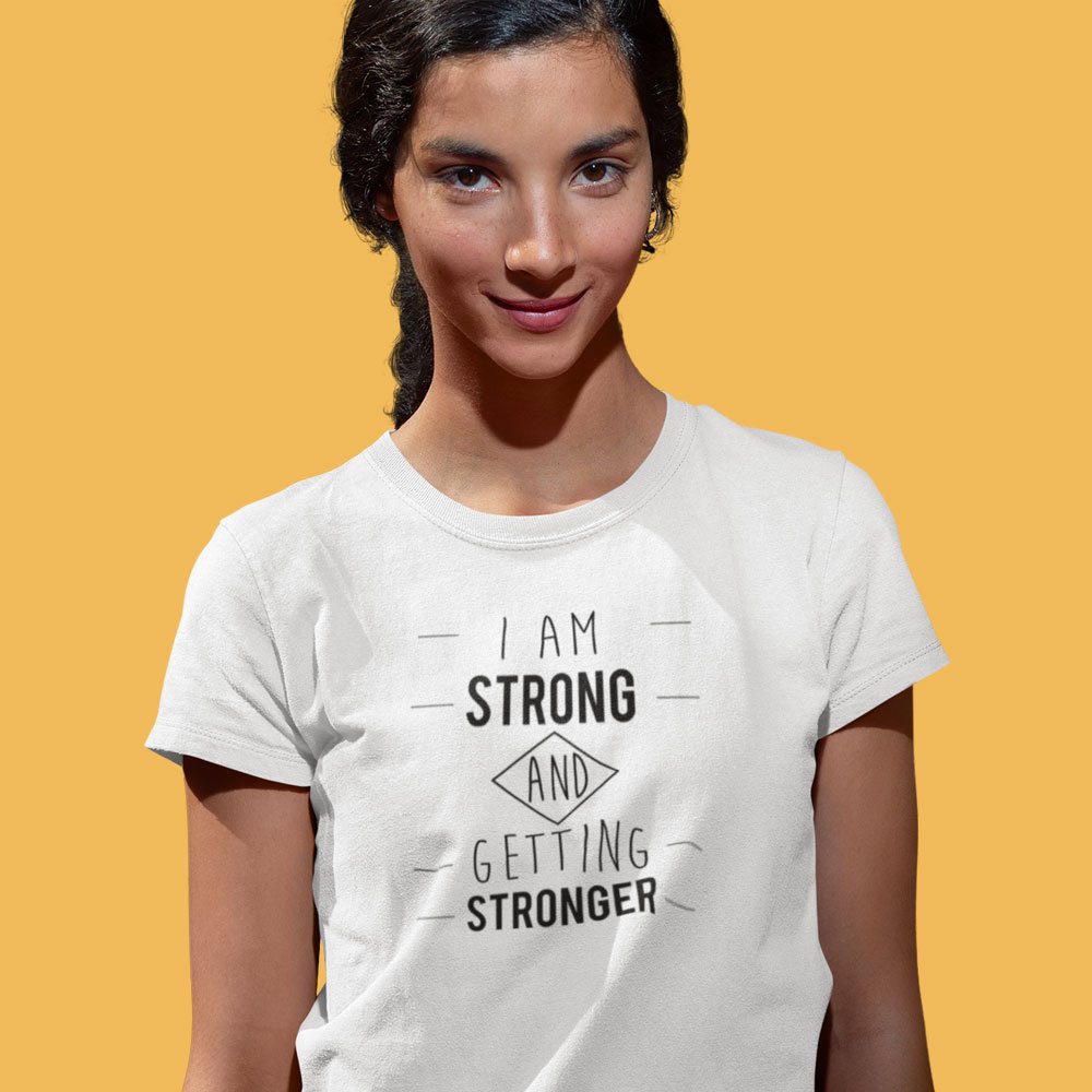 Pure Cotton Bio-Washed T-Shirt Chest Printed-Inspirational Slogan-Design-21-by ZingerTees-Unisex-EL9120411 - Image 3