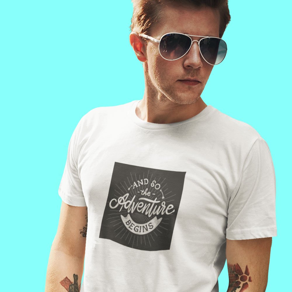 Pure Cotton Bio-Washed T-Shirt Chest Printed-Inspirational Slogan-Design-25-by ZingerTees-Unisex-EL9120425 - Image 2