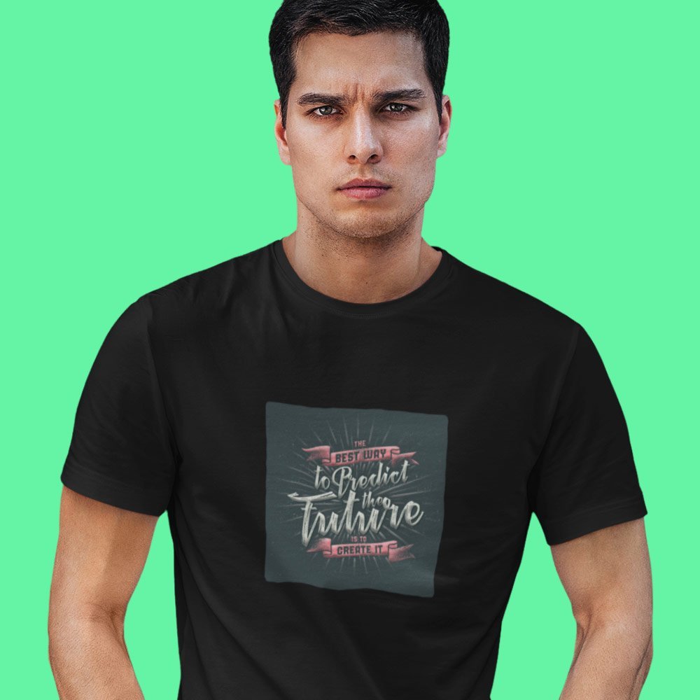 Pure Cotton Bio-Washed T-Shirt Chest Printed-Inspirational Slogan-Design-27-by ZingerTees-Unisex-EL9120427 - Image 2