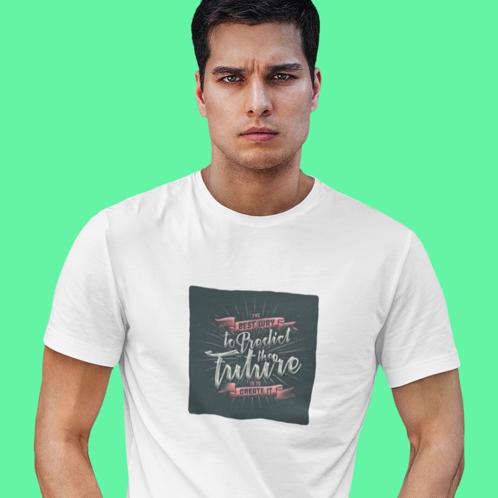 Pure Cotton Bio-Washed T-Shirt Chest Printed-Inspirational Slogan-Design-27-by ZingerTees-Unisex-EL9120427 - Image 4