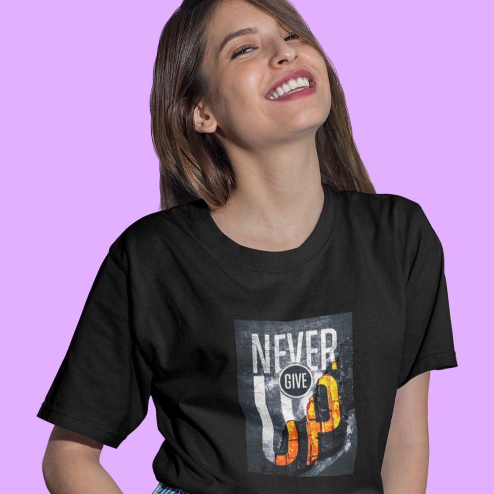 Pure Cotton Bio-Washed T-Shirt Chest Printed-Inspirational Slogan-Design-3-by ZingerTees-Unisex-EL9120393 - Image 3