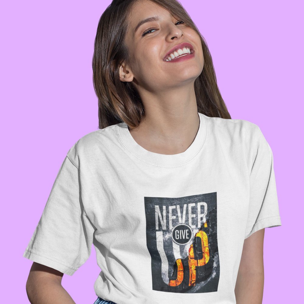 Pure Cotton Bio-Washed T-Shirt Chest Printed-Inspirational Slogan-Design-3-by ZingerTees-Unisex-EL9120393