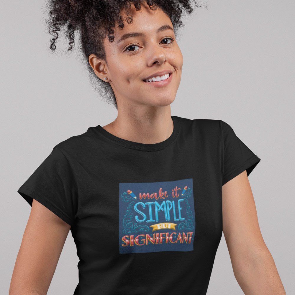 Pure Cotton Bio-Washed T-Shirt Chest Printed-Inspirational Slogan-Design-30-by ZingerTees-Unisex-EL9120430 - Image 2