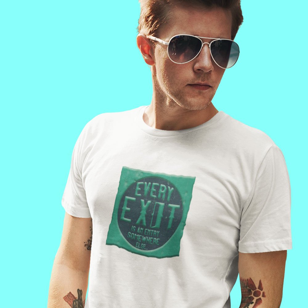 Pure Cotton Bio-Washed T-Shirt Chest Printed-Inspirational Slogan-Design-32-by ZingerTees-Unisex-EL9120432 - Image 3