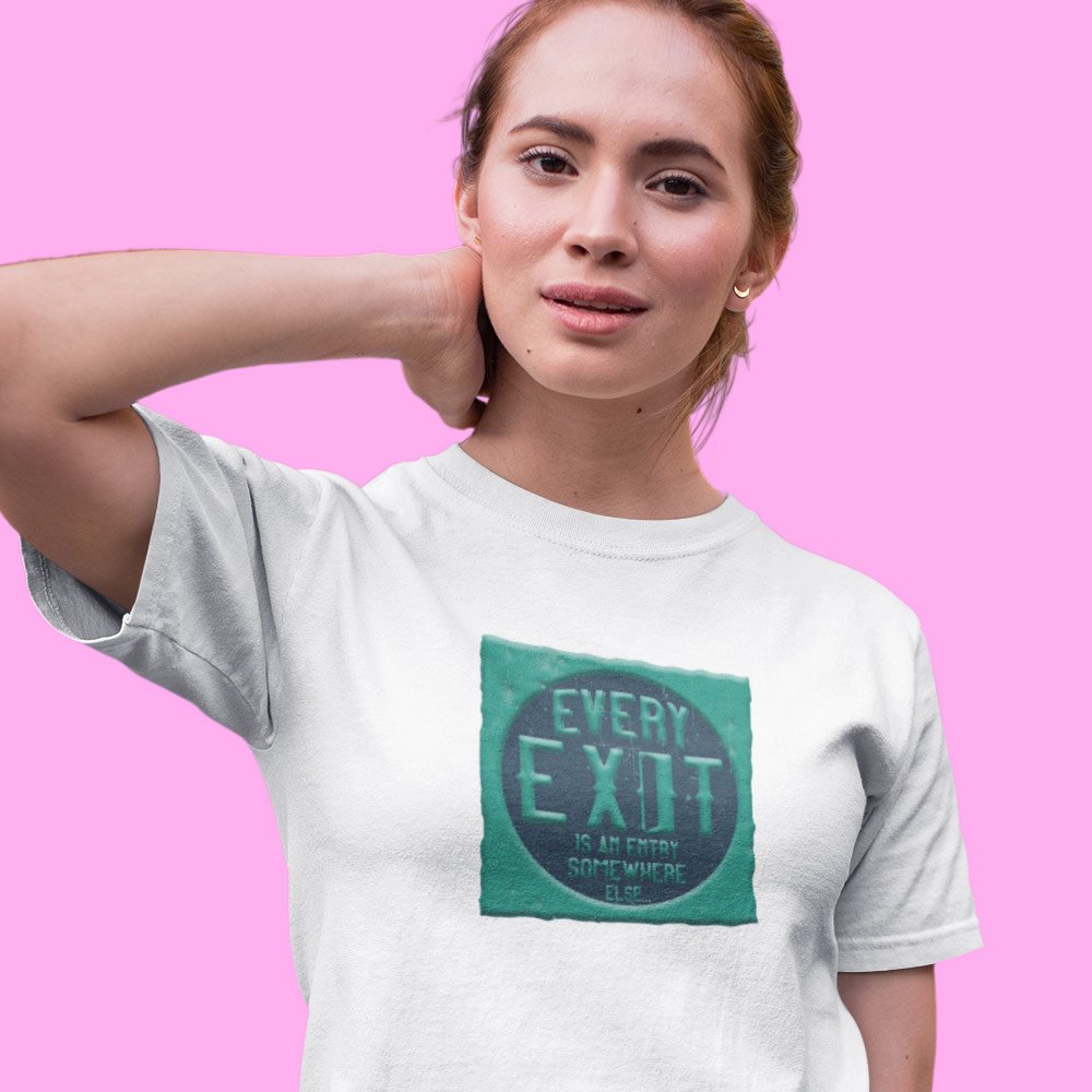 Pure Cotton Bio-Washed T-Shirt Chest Printed-Inspirational Slogan-Design-32-by ZingerTees-Unisex-EL9120432 - Image 2