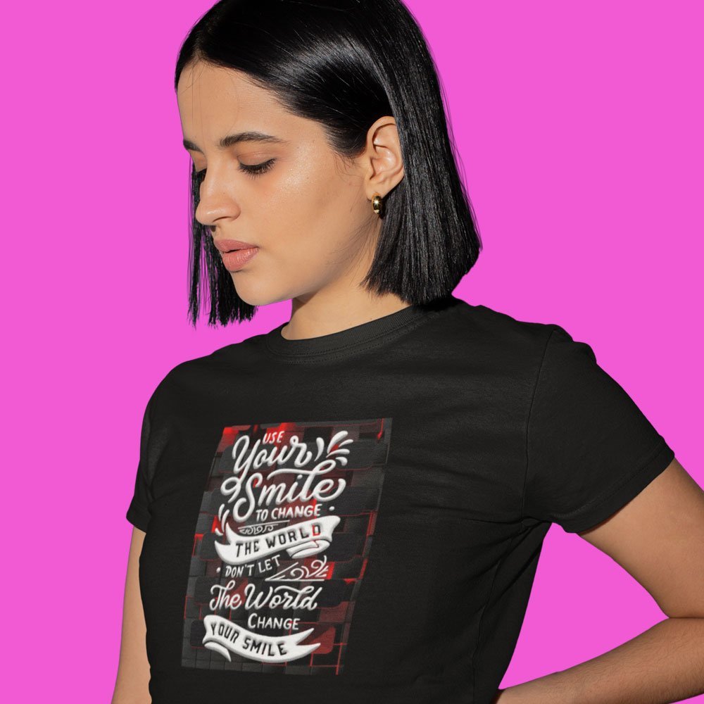 Pure Cotton Bio-Washed T-Shirt Chest Printed-Inspirational Slogan-Design-6-by ZingerTees-Unisex-EL9120396 - Image 2