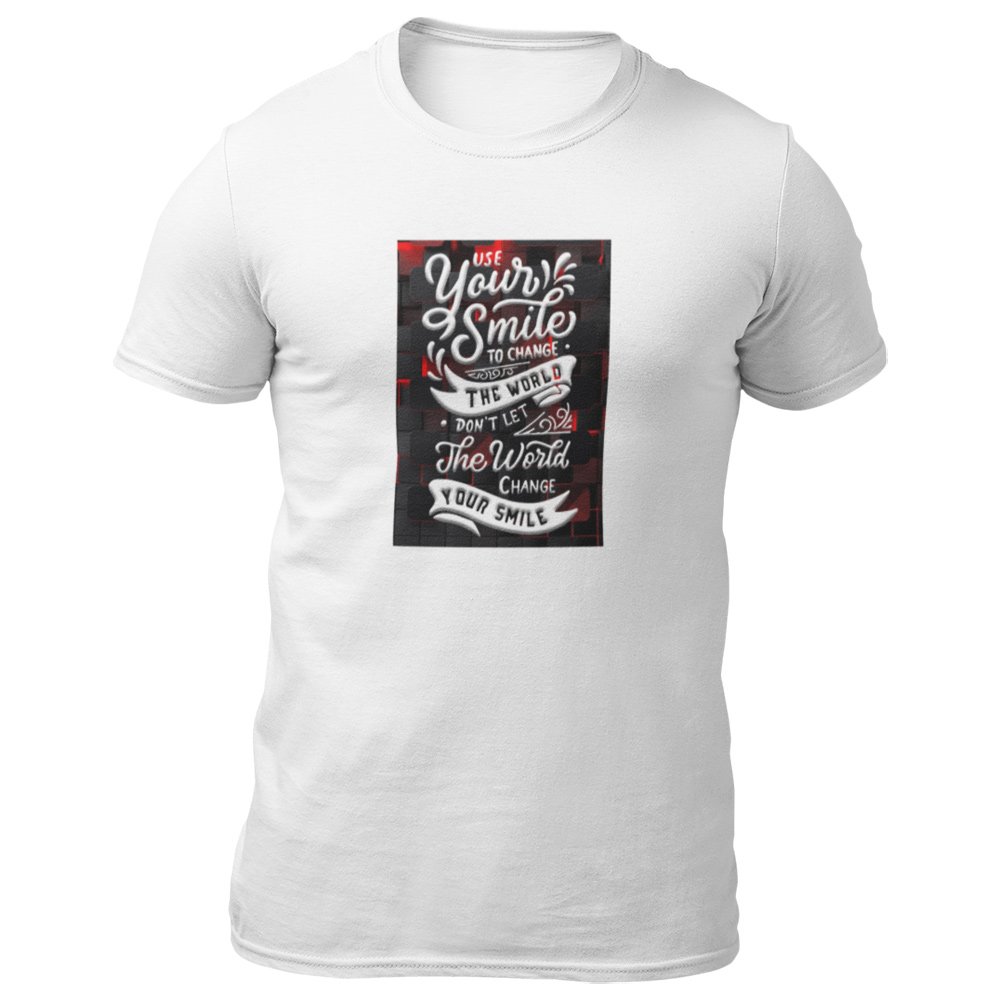 Pure Cotton Bio-Washed T-Shirt Chest Printed-Inspirational Slogan-Design-6-by ZingerTees-Unisex-EL9120396 - Image 5